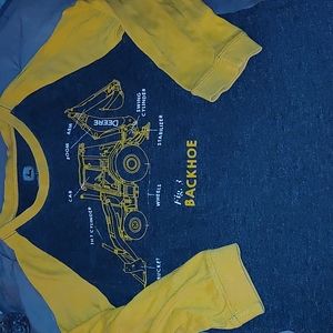 Boys John Deere baseball style shirt
